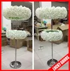 cream white wedding artificial hydrangea tall centerpiece stands wholesale