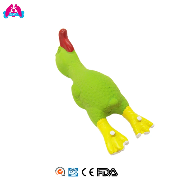 Natural Latex Rubber Squeaky Bird Chicken Pet Dog Toy Manufacturer Rubber Bird Toy Pet Bird Toy