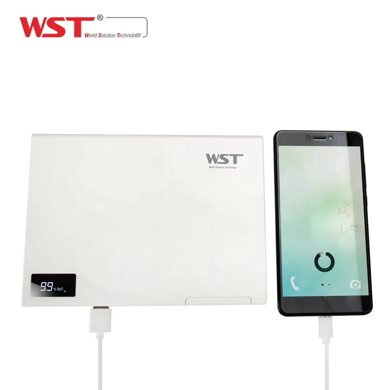 

Private label digital display 3 usb fast charging PD powerbank 30000mah