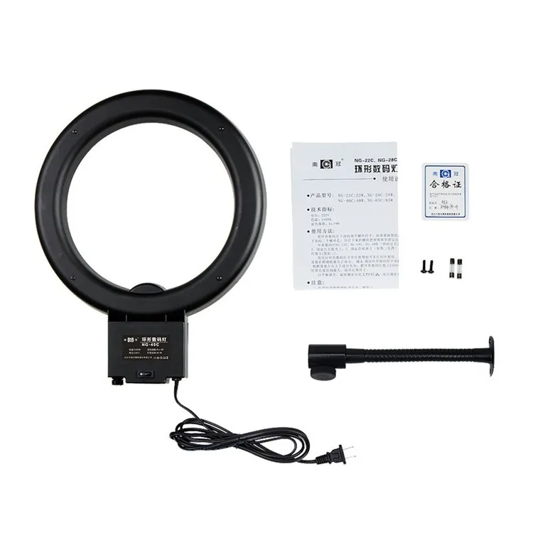 NG-40C halka işık video günışığı lamba photograhpy için DSLR kamera nikon için video p900 d800 için d4s
