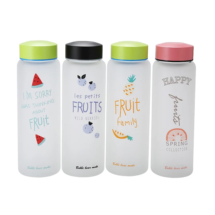 

Wholesale Multiple Colour Eco Friendly Glass Water Bottle