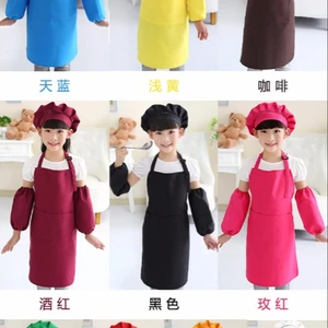 Image of Kids apron kitchen cooking baking painting apron craft art Bib apron