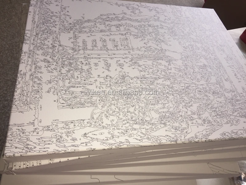 
Coloured cat oil painting by numbers kits painting by numbers wholesale 