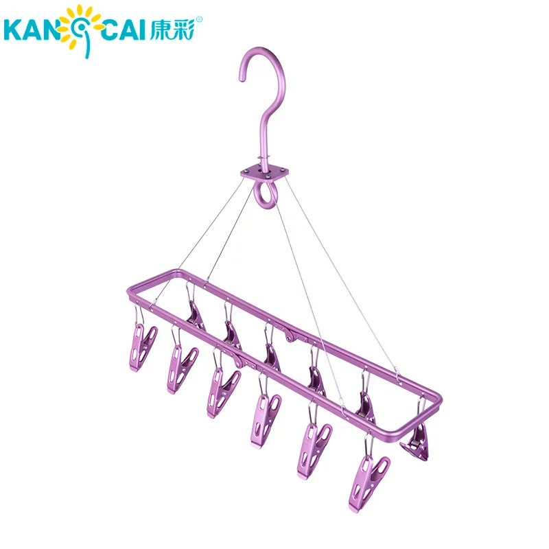 purple clothes dryer