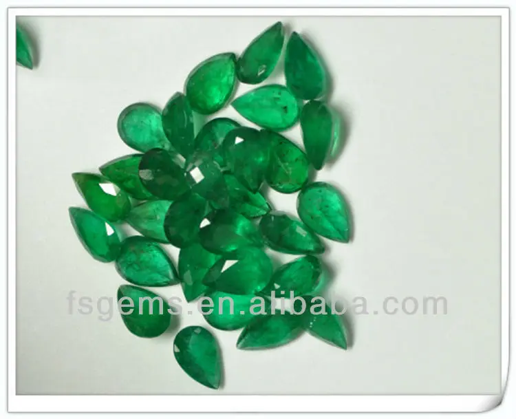 Precious Synthetic Emerald StoneRound 1.4mm with Competitive Emerald Stone  Price Per Carat for Jewelry