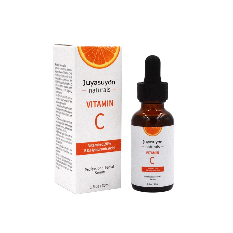 

Anti Aging Anti-Wrinkle Facial Vitamin C Serum with Hyaluronic Acid as skin care serum for face