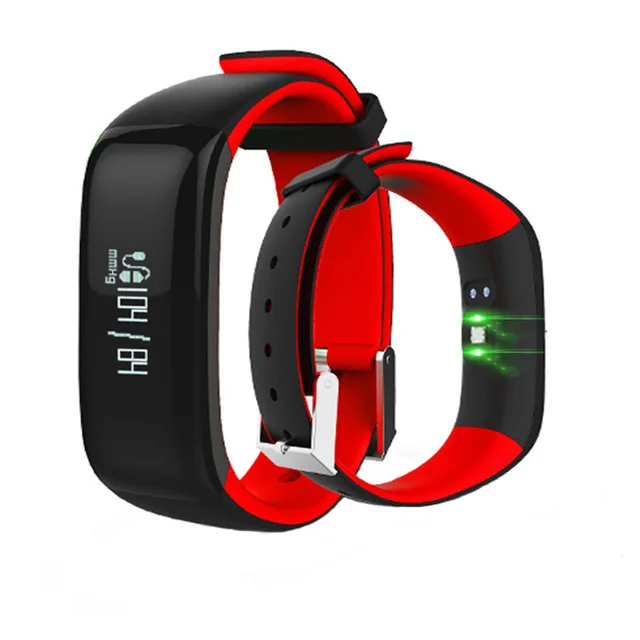 

BT4.0 Smart Watch Band P1 Heart Rate Blood Pressure Wireless BT Smart Bracelet Health Monitoring IP67 Waterproof