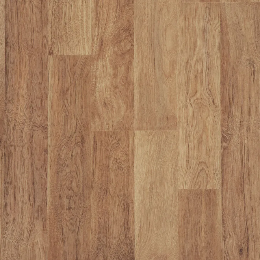 Style Selections 8 05 In W X 3 97 Ft L Ginger Hickory Smooth Wood