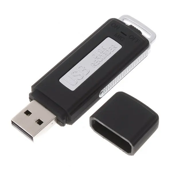 whole sale 2 in 1 Mini 8GB USB Digital Audio Voice Recorder Dictaphone Flash Drive Disk 100pcs included