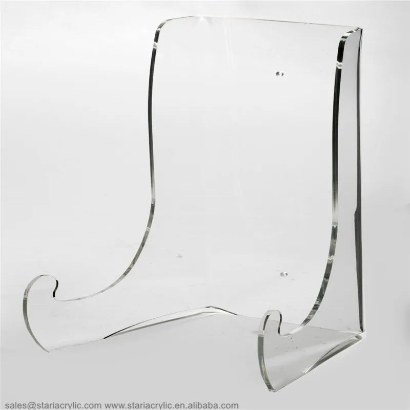 Large Acrylic Bowl & Platter Stands Angle Easel With Shallow Support