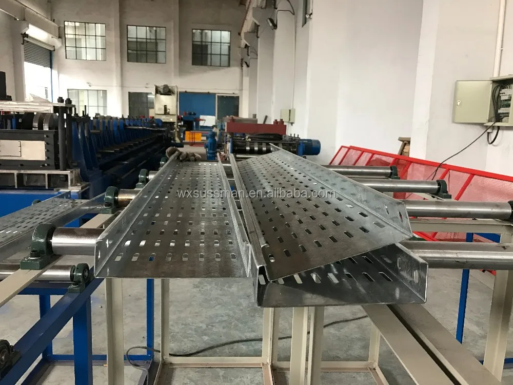 Hot Dip Galvanized Cable Tray Punching Machine Automatic Change 100