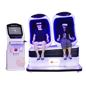 9d Virtual Reality Funny Games Machine 9d VR Simulator Single/Double/Triple Seats 9d VR Egg Chair With Vr Glasses
