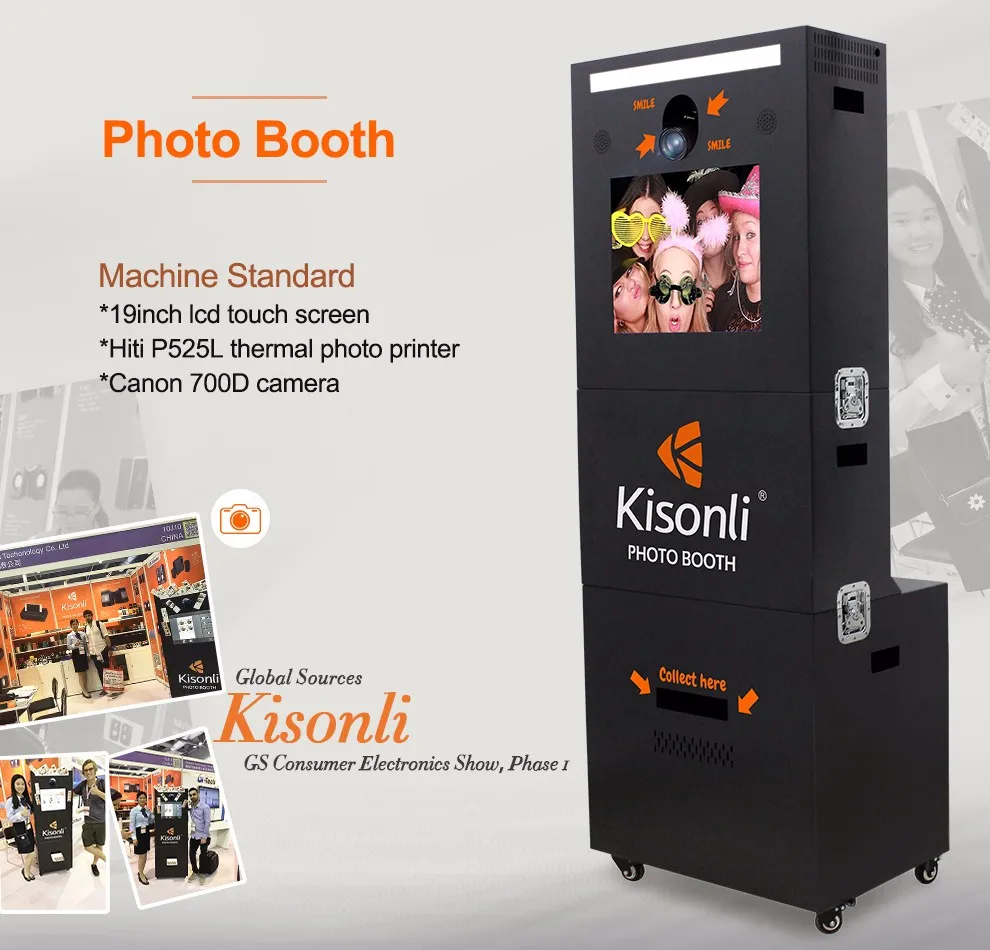 Photo Studio Props Photo Booth With Printer And Camera Buy Automatic
