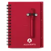 Customized Print Promotion Spiral Notebook with sticky note and pen