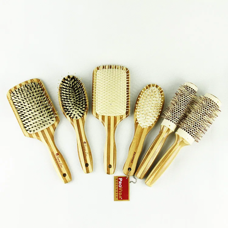 High Temperature Resistance Salon Soft Goody Comb Bamboo Hair Brush Factory Buy Bamboo Hair
