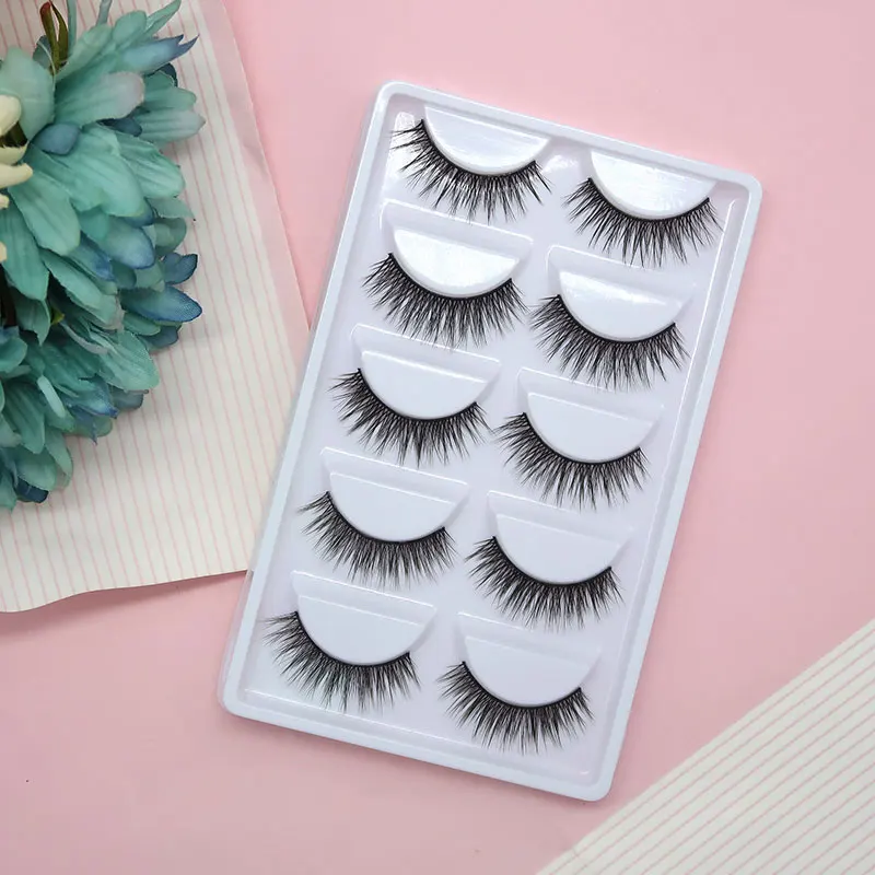 

2018 Eshinee wholesaler 100% eye lashes pack 3D lashes mink false eyelashes vietnam false fake eyelashes lashes vendor, N/a