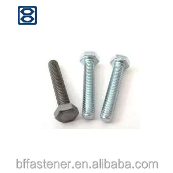 
DIN933 flat head hex bolt m2 m3 m4 m6 m7 m8 m10 m12 m20 allen bolt 