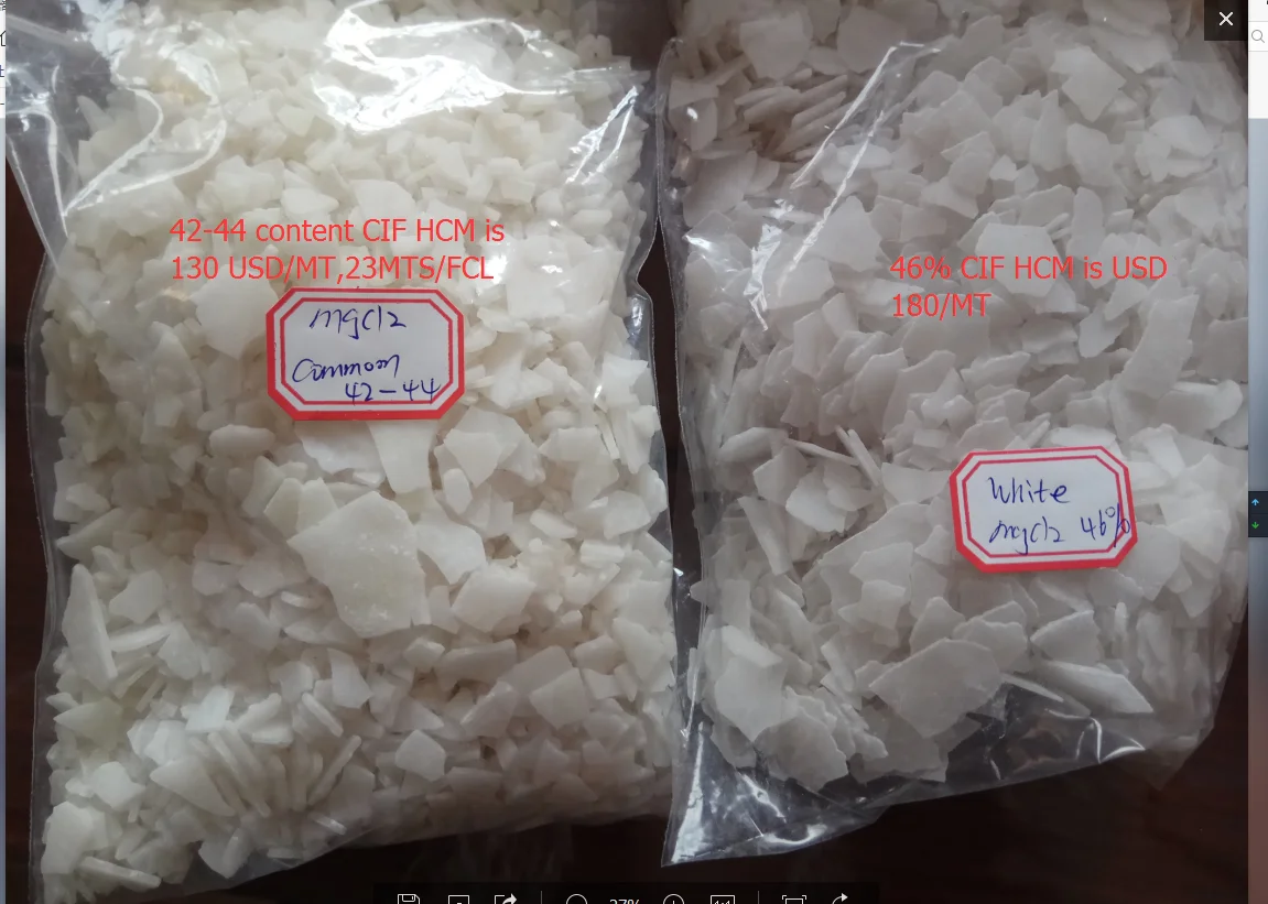 MgCl2.6H20 magnesium chloride granular 2-4 mm