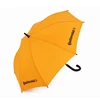 Promotional golf curved handle custom logo branding cheap windproof rain umbrella