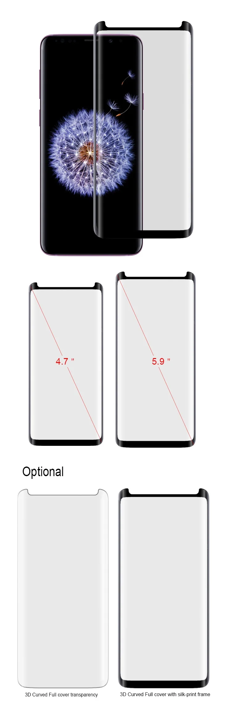 Low Moq Screen Protector For Samsung Galaxy S8 S7 Edge Gorilla Glass Buy Screen Protector For