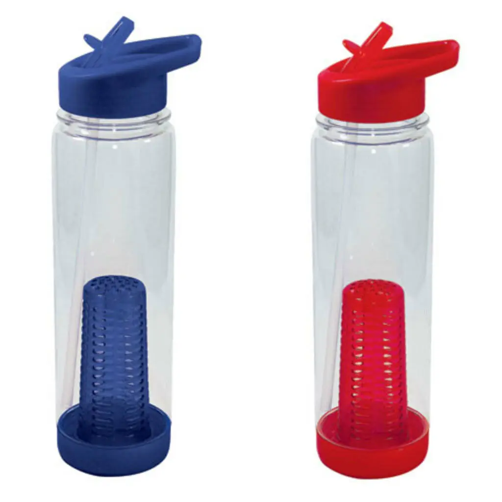

2019 promotional Fruit Infuser BPA Free Tritan recycled Plastic Leak Proof sports promotional plastic water bottle, Customized color