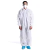White Disposable Workers Overall Uniforms For Safety Protective