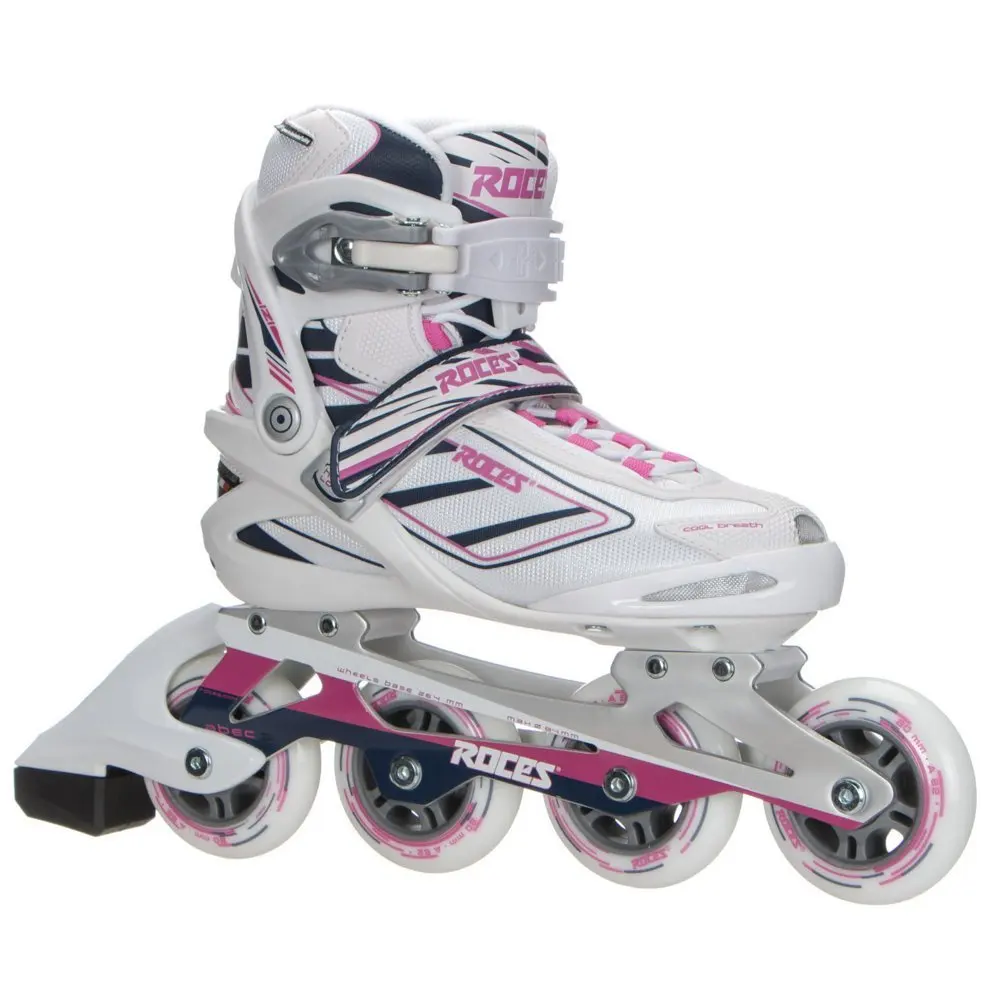 Roces Mens IZI Sporty Fitness Inline Skates Blades Black-Charcoal 400799 00001