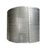 Round hole Filter mesh filter cylinder Stainless Steel Perforated Sheet punched Metal Screen Wire Mesh for filtration