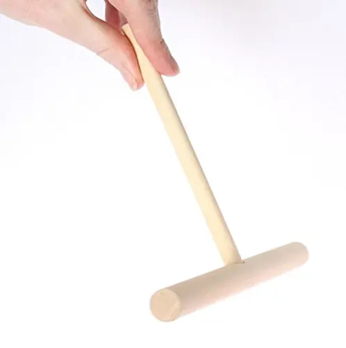 Authentic French Wood Crepe Pancake Batter Spreader Dough Distributor 19cm by TARGARIAN