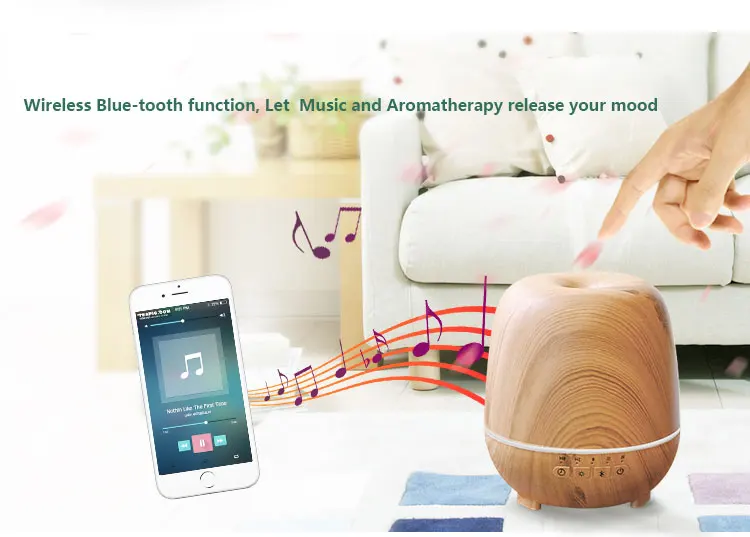 I00ml Smart Wifi Essential Oil Diffuser,App Control Works With Alexa