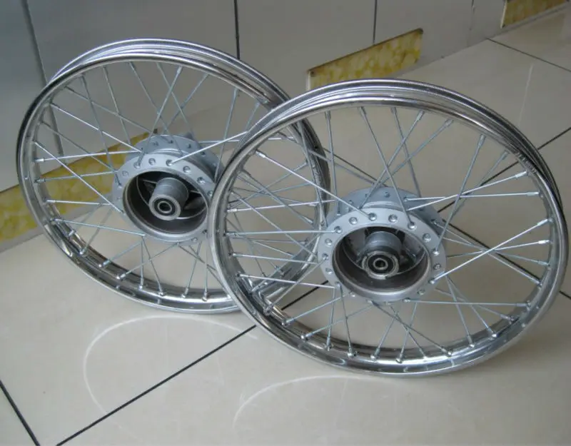 chrome bike rims