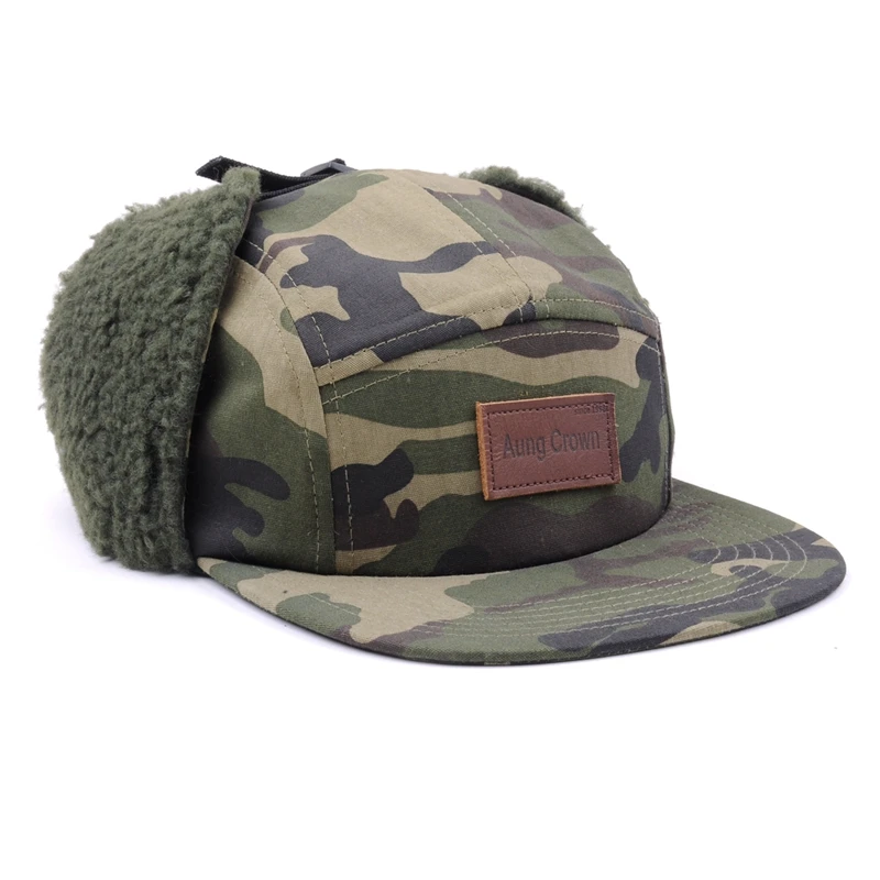 Winter Camper 5 Panel Cap,5 Panel 