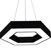 Simple aluminum office can be stitching chandeliers office lighting ceiling lamps hexagonal lights LED hanging lights