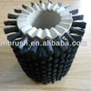 fruit and vegetable waxing and washing brush roller