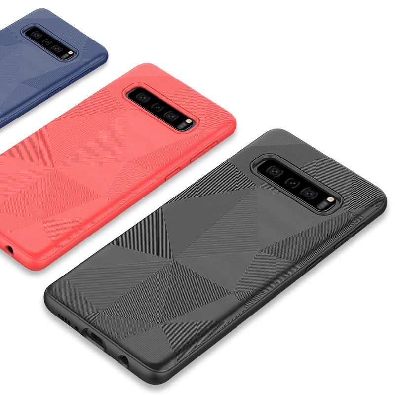 

Anti Skid Anti-Fingerprint TPU Mobile Case Phone Cover For Samsung Galaxy S10