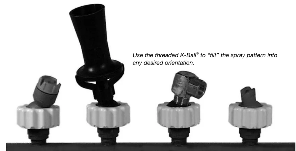 Plastic Adjust Ball Joint With Female Thread Ball For Spray Nozzle