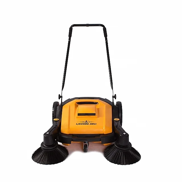 
mini manual hand push industrial street road floor cleaning sweeper machine 