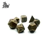 25mm customized size polyhedral metal dice for ludo game
