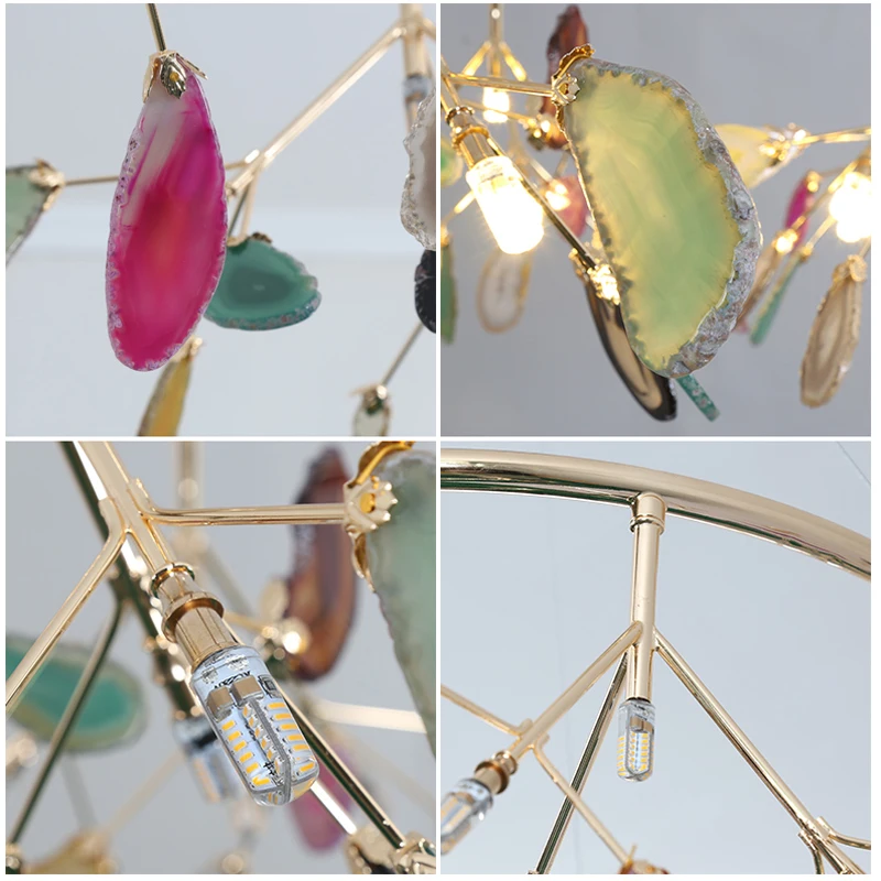 Nordic modern home lighting designer likes indoor chandelier  LED ceiling light