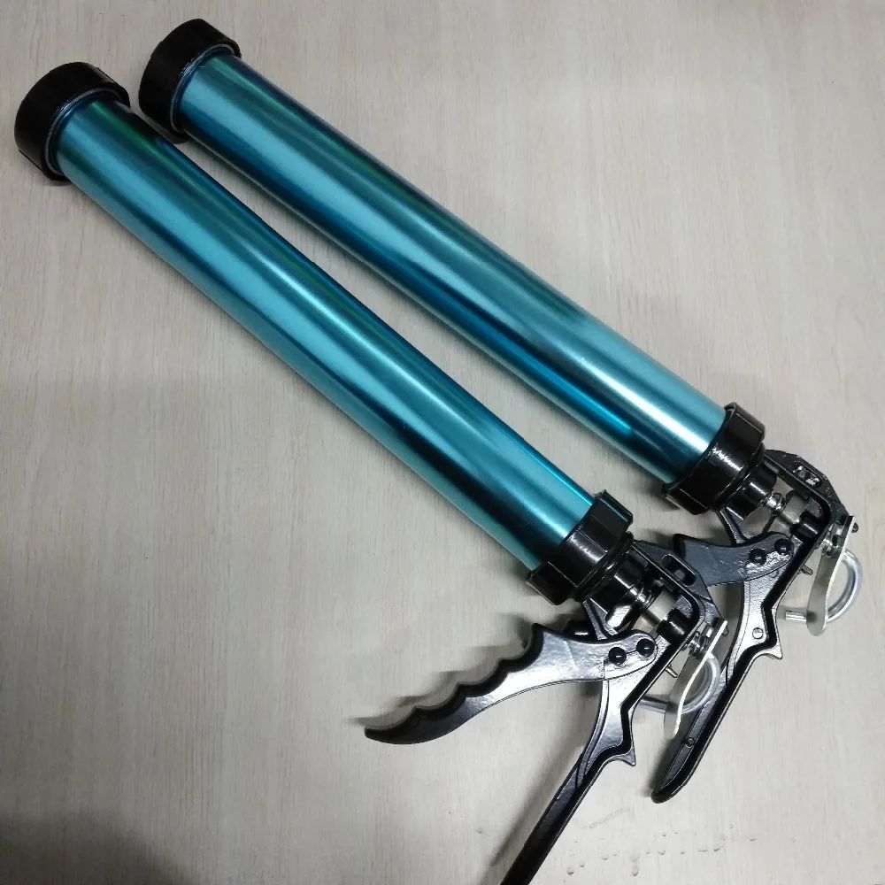 
Manual Aluminum Tube Sausage Caulking Gun Silicone Cartridge Gun 