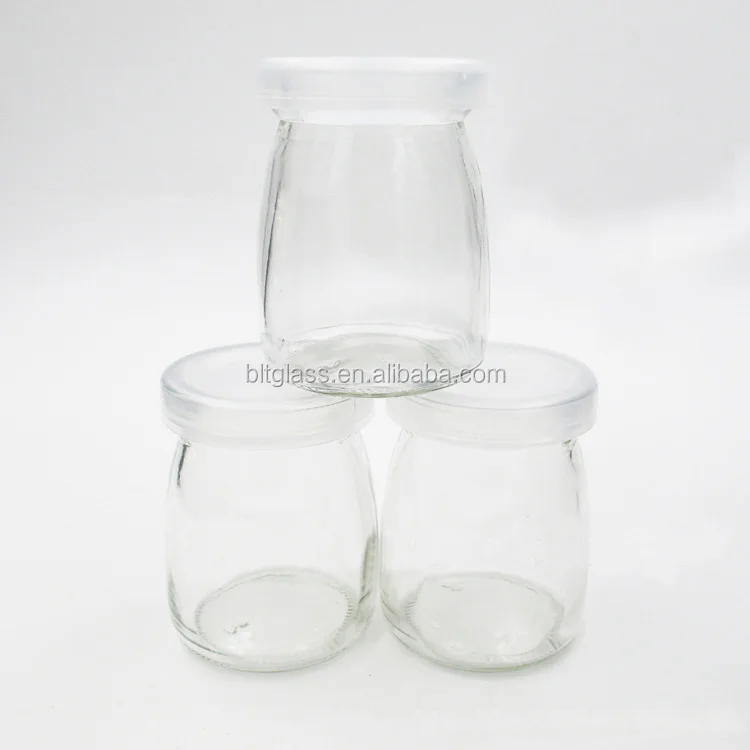 Daily 100ml 200ml 300ml Fat Round Pudding Mousse Cake Jam Glass Jar For