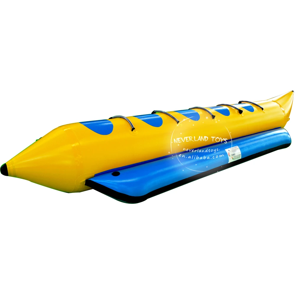 
Hot Selling NEVERLAND TOYS Funny Cheap Inflatable Boat Crazy Double Row Banana Boat Inflatable Banana Boat For Sale 