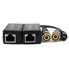 1 ch Male BNC connector RJ45 plug cctv video balun 720p/1080p support HDCVI/AHD/HDTVI/CVBS for cctv security system UTP cat5e/6