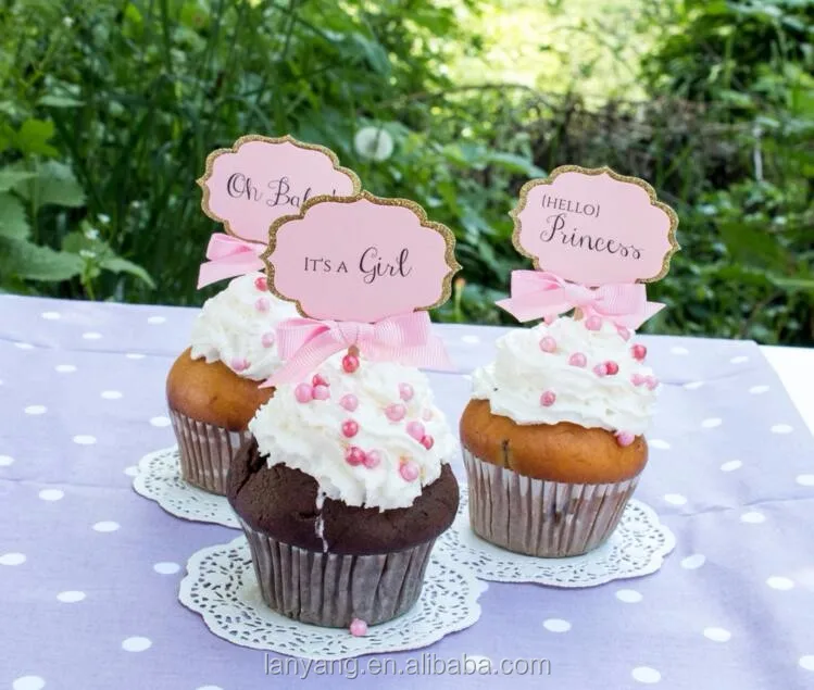 Pieces De Decoration Pour Gateau Rose Et Or Pour Baby Shower Anniversaire Baby Shower Fille Decorations Pour Cupcake Paillettes Dorees Buy Gateau D Anniversaire Topper Gateau Topper Gateau Topper Drapeau Product On Alibaba Com