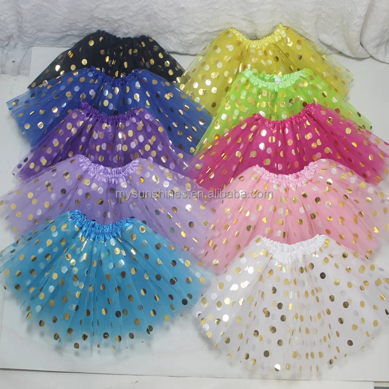 Girls Glittery Fancy Dress Tutu Dance Halloween Christmas Princess 8 Colours