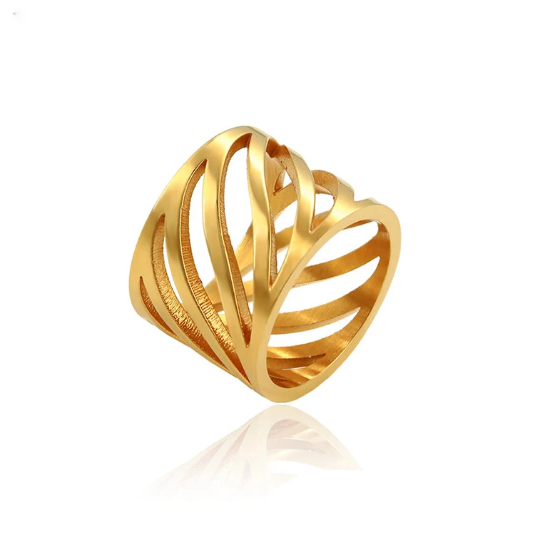 

R-98 xuping cheap wholesale jewelry women fashion 24k gold plated dubai Stainless steel rings jewelry