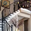 garden artistic wrought iron temporary fence elements