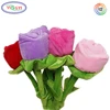 D328 Colors Bouquet Stuffed Flowers Toys Rose Plush Premium Valentine Gifts Non Toxic Toy Plush Bouquet