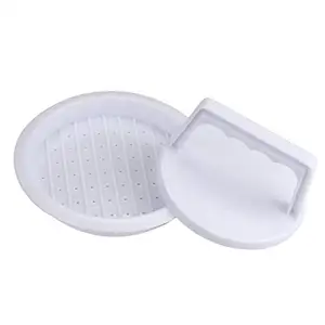 Image of Non Stick Hamburger Maker 3 in 1 Perfectly Sized 4.5 Burger Mold/Hamburger Press/