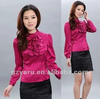 blusas rosadas elegantes